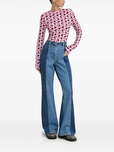  Stine Goya Two-tone Jeans - Blue 