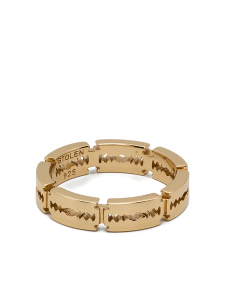  Stolen Girlfriends Club Razor Eternity Ring - Gold 