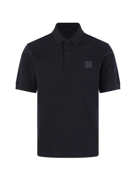  Stone Island Button Logo-patch Polo Shirt - Blue 