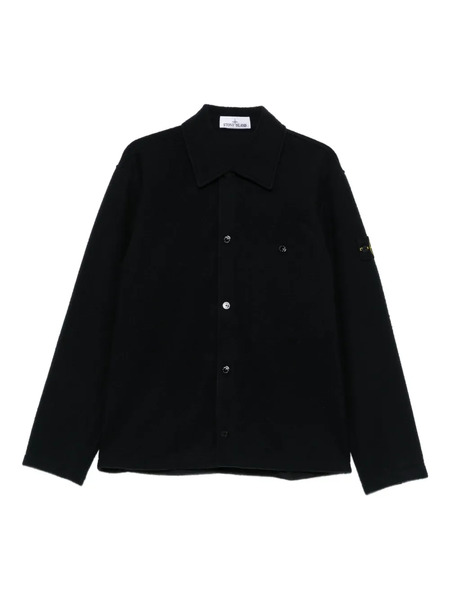  Stone Island Classic-collar Shirt Jacket - Blue 
