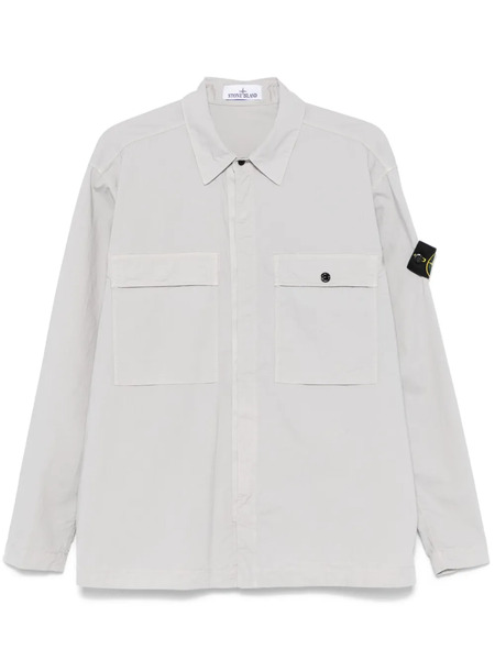  Stone Island Compass-badge Shirt - Grey 