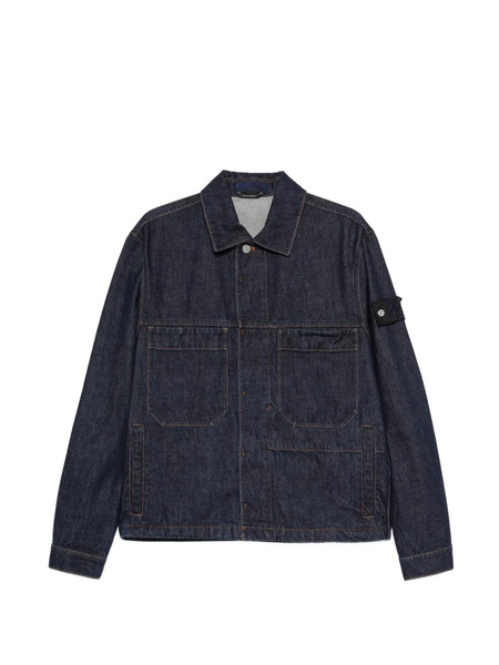  Stone Island Compass-badge Shirt Jacket - Blue 