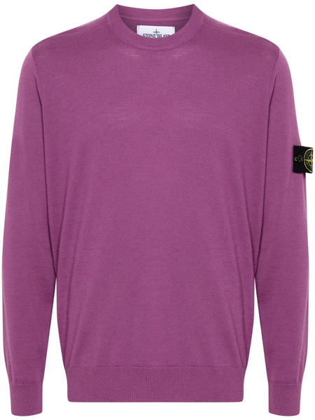  Stone Island Compass-badge Sweater - Purple 