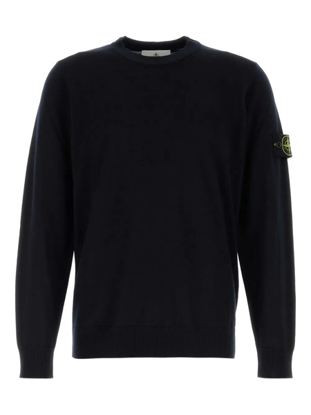  Stone Island Compass-badge Wool Sweater - Blue 