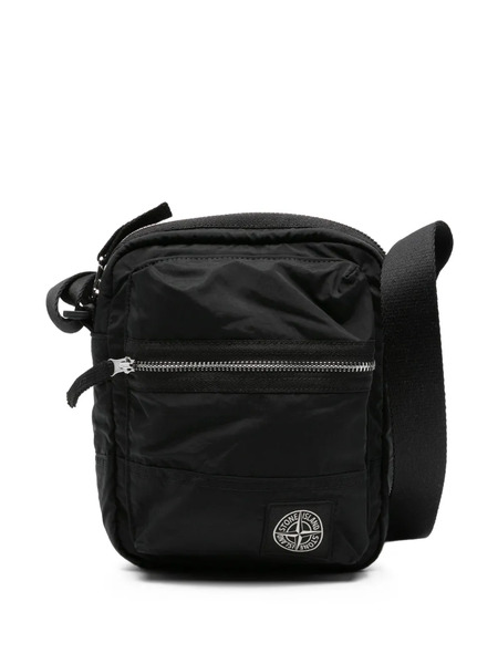  Stone Island Compass-patch Messenger Bag - Black 
