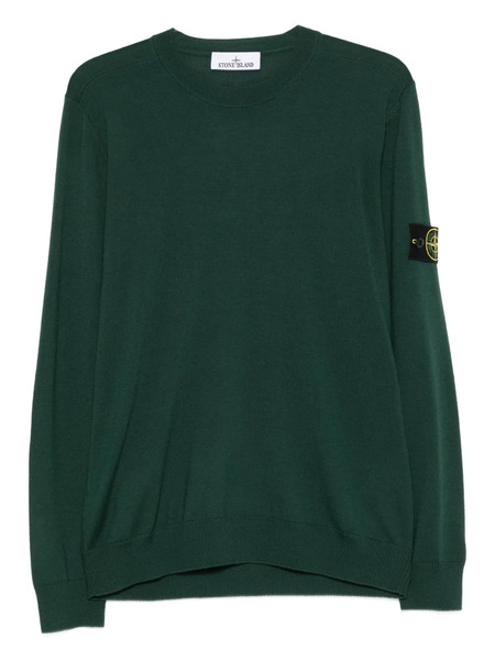  Stone Island Crew-neck Patch Sweater - Green 