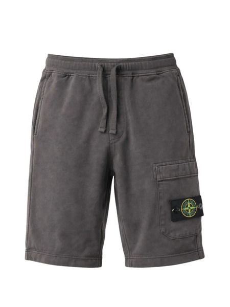  Stone Island Drawstring Bermuda - Grey 