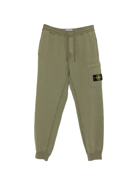  Stone Island Drawstring Cargo Trousers - Green 