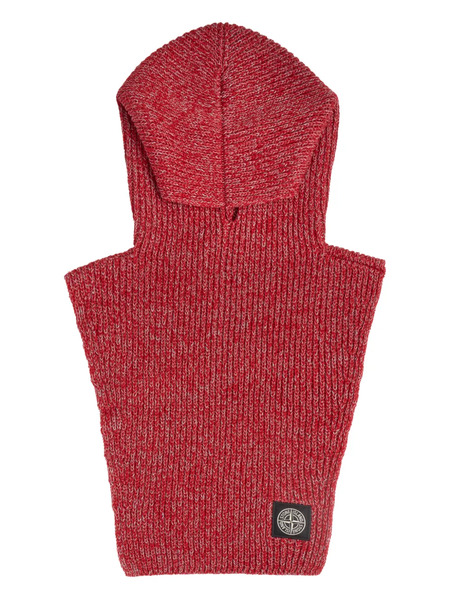  Stone Island Hooded Vest - Red 