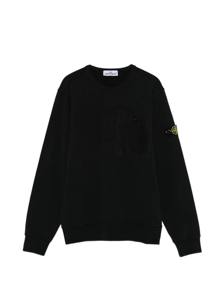  Stone Island Junior Chest-pocket Sweatshirt - Black 