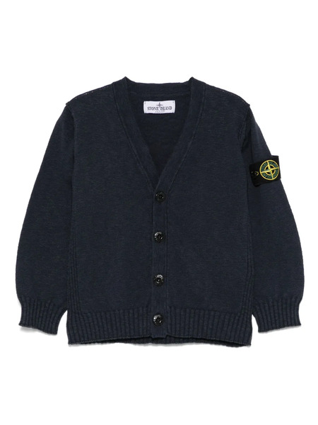  Stone Island Junior Compass-badge Cardigan - Blue 