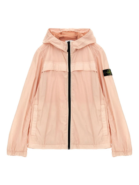  Stone Island Junior Compass-badge Jacket - Pink 