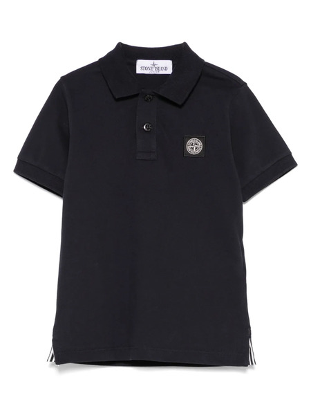  Stone Island Junior Compass-badge Polo Shirt - Blue 