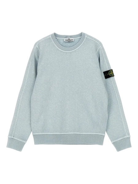  Stone Island Junior Compass-badge Sweatshirt - Blue 