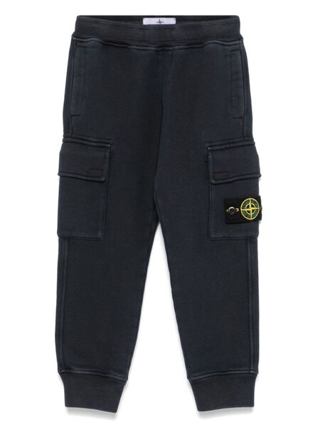  Stone Island Junior Compass-badge Track Trousers - Blue 