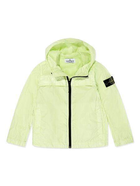  Stone Island Junior Compass-motif Jacket - Green 
