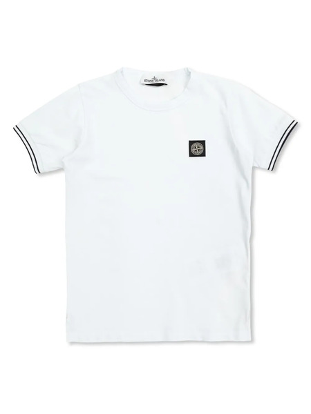  Stone Island Junior Compass-motif T-shirt - White 