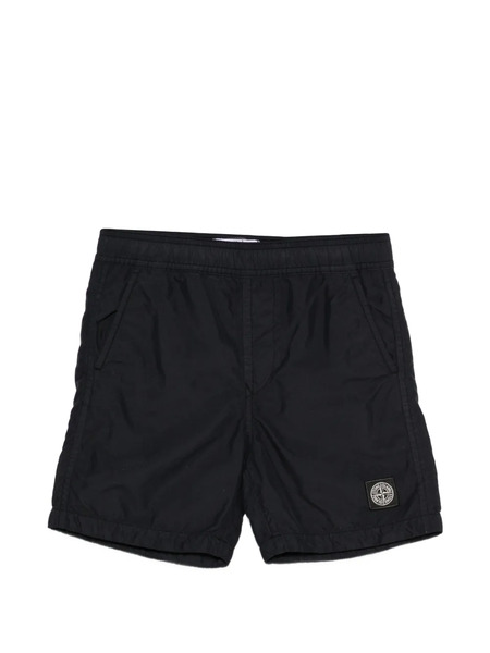  Stone Island Junior Compass Swim Shorts - Blue 