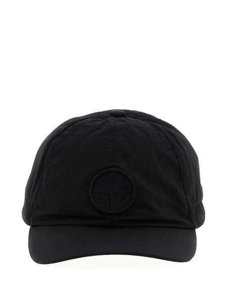  Stone Island Junior Logo-patch Baseball Cap - Black 