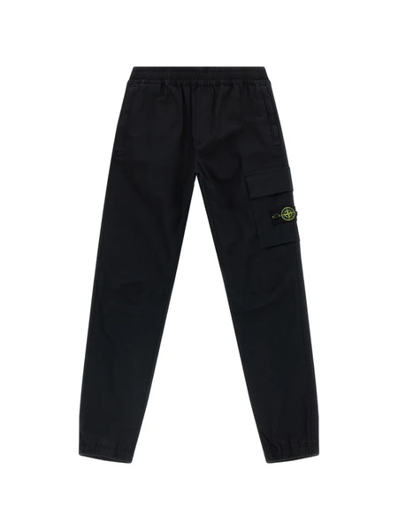  Stone Island Junior Logo-patch Cargo Pants - Blue 