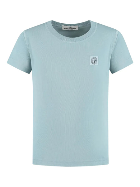  Stone Island Junior Logo-patch T-shirt - Blue 