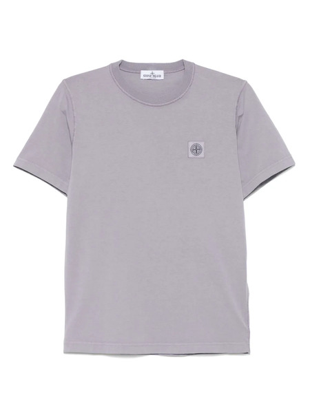  Stone Island Junior Logo-patch T-shirt - Purple 
