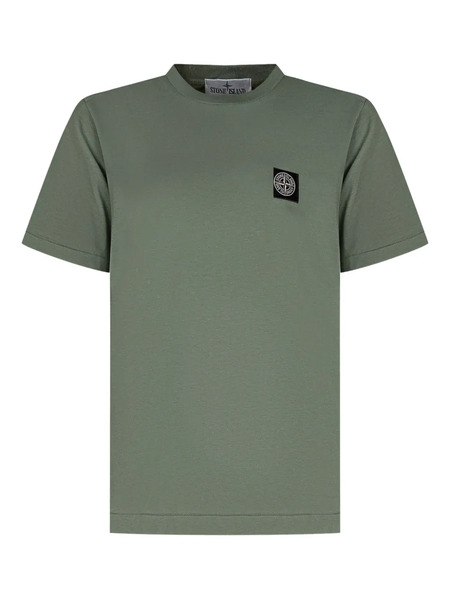  Stone Island Junior Logo T-shirt - Green 