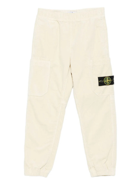  Stone Island Junior Patch-pocket Corduroy Trousers - Neutrals 