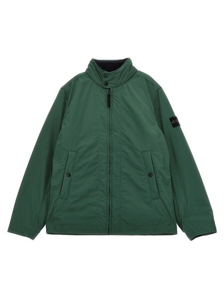  Stone Island Junior Reversible Jacket - Green 