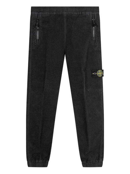  Stone Island Junior Zip-pocket Sweatpants - Blue 