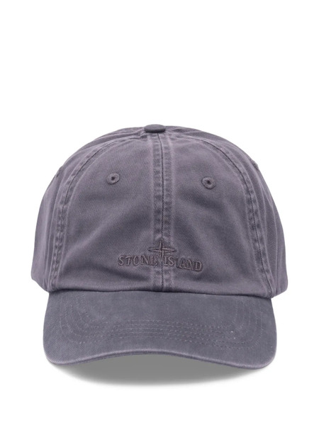 Stone Island Logo Cap - Grey 