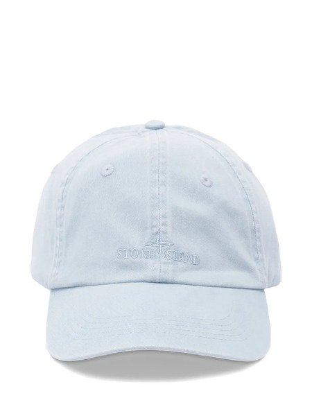  Stone Island Logo-embroidered Baseball Cap - Blue 