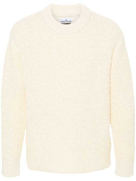  Stone Island Logo-patch Sweater - Neutrals 