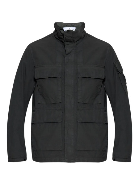  Stone Island Multi-pocket Cotton Jacket - Black 