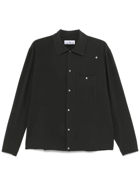 Stone Island Press-stud Overshirt - Grey 