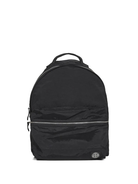  Stone Island Zip-fastening Nylon Backpack - Black 