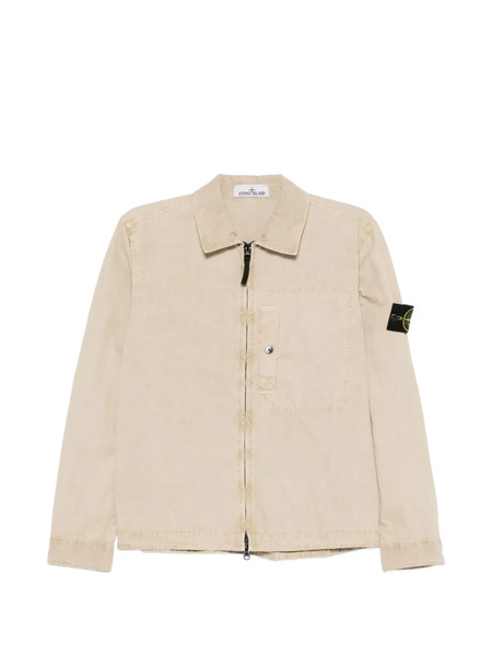  Stone Island Zipped Shirt - Neutrals 