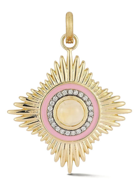  Storrow Jewelry 14kt Yellow Gold Vivienne Medallion Necklace 