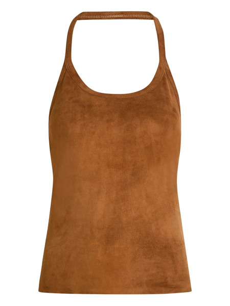  Stouls Cherry Halterneck Top - Brown 