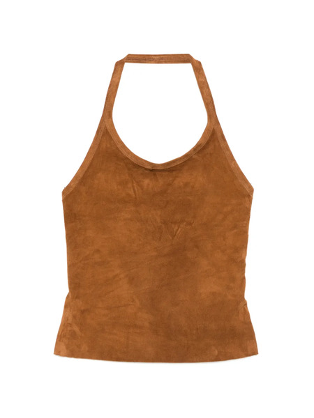  Stouls Cherry Halterneck Top - Brown 