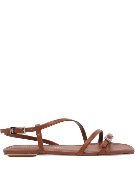  Stuart Weitzman Georgie Flat Sandals - Brown 