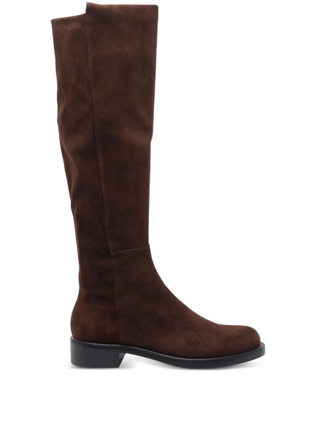  Stuart Weitzman Gisele Suede Boots - Brown 