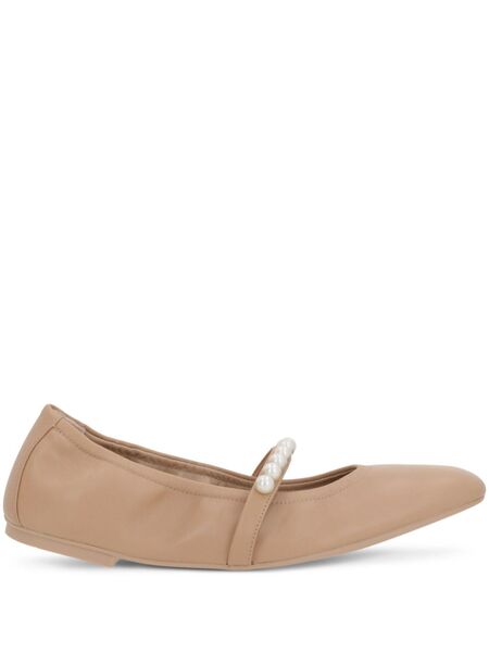  Stuart Weitzman Goldie Ballet Flats - Neutrals 