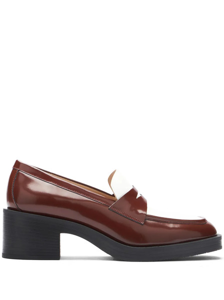  Stuart Weitzman 40mm Kaia Loafers - Brown 