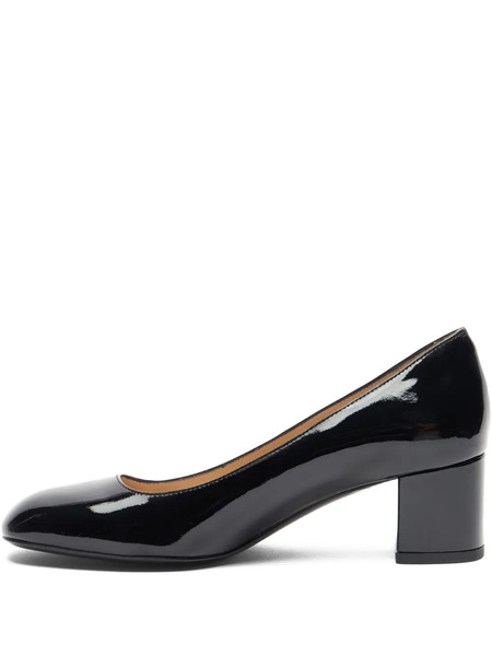  Stuart Weitzman 50mm Maeve 50 Patent Leather Block-heel Pumps - Black 