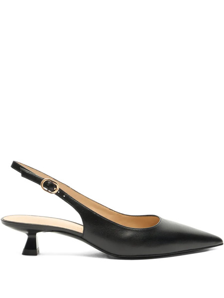  Stuart Weitzman 35mm Stuart Sculpt Slingback Pumps - Black 