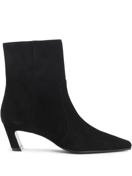  Stuart Weitzman 50mm Suede Zip-fastening Boots - Black 