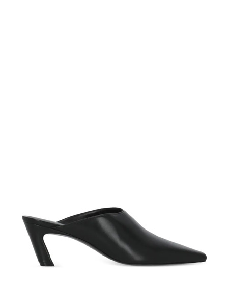  Stuart Weitzman Stassi 50 Point-toe Heeled Mules - Black 