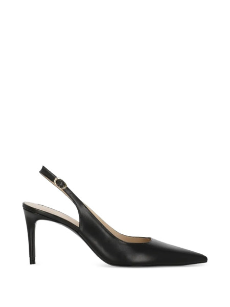  Stuart Weitzman Stuart 75 Buckle Strap Pumps - Black 