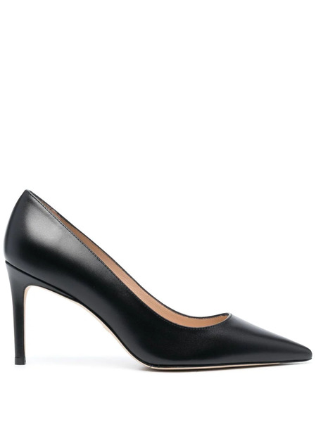 Stuart Weitzman Stuart 85mm Pointed-toe Pumps - Black 